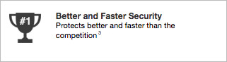 Better and Faster Security